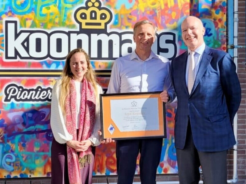 Royal Koopmans finalist Koning Willem I Prijs 2024